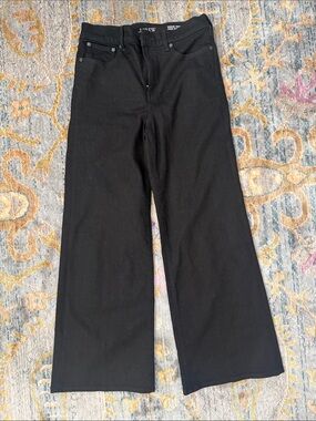 J. Crew black trouser jean
